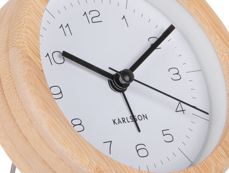 Alarm Clock Neat Round KA5923BK Black