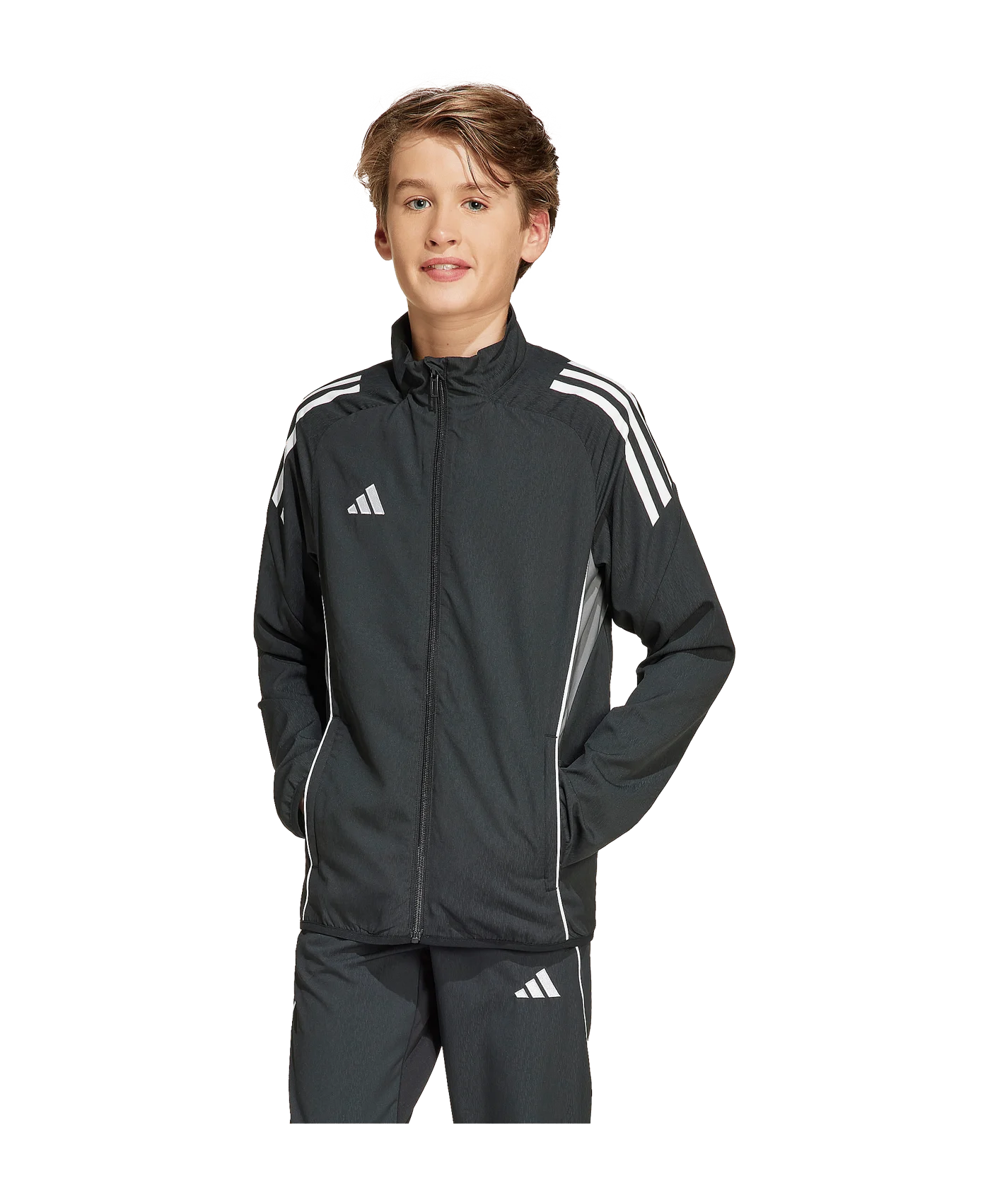 adidas Tiro 25 Competition Präsentationsjacke Kids Schwarz