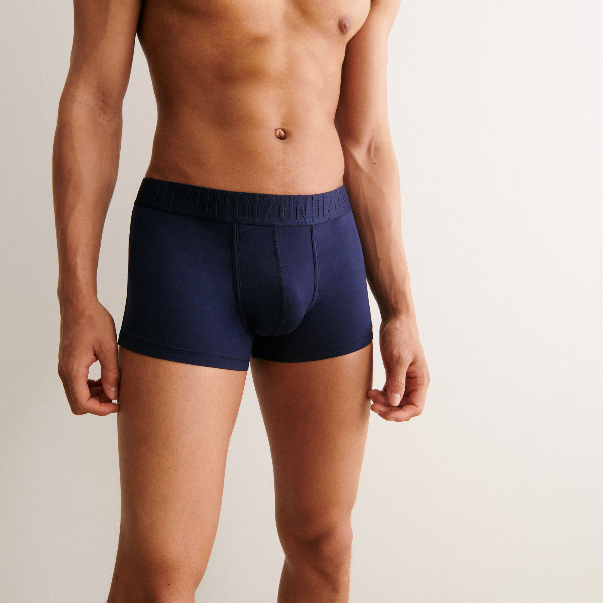 Boxer uni en microfibre