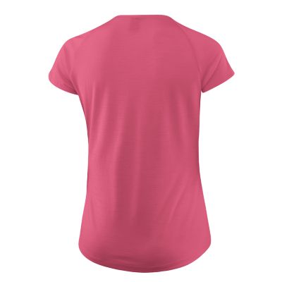 LöfflerPRINTSHIRT BICYCLE MERINO-TENCEL - pink