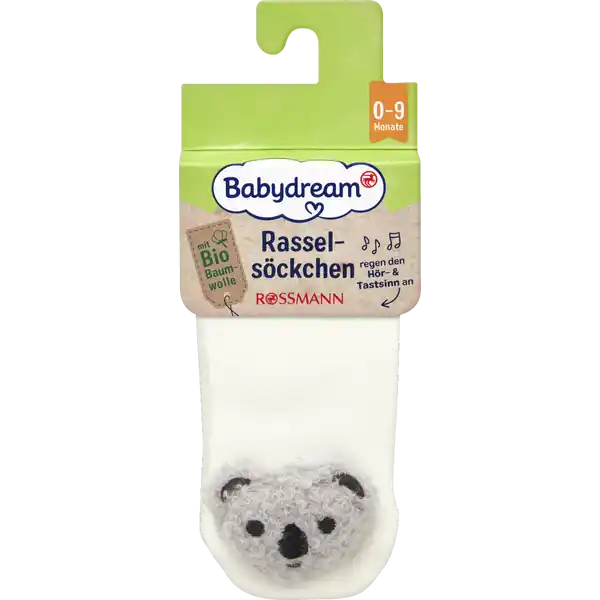 Baby Rasselsöckchen 0-9 Monate