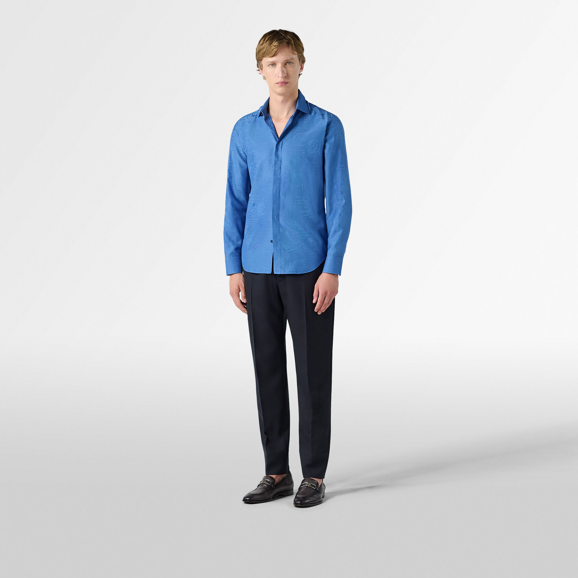 Chemise Andy En Coton Et Soie Scritto