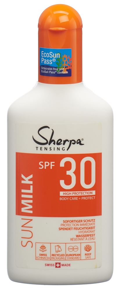 Sherpa Tensing Sonnenmilch<br>175 ml, Flasche, Milch, SPF 30