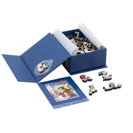 HCM Kinzel DaVICI Holzpuzzle - Die Buchhandlung, 35 Teile