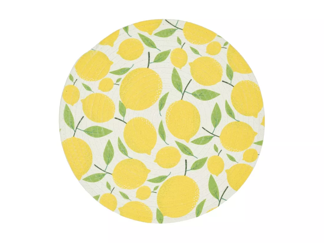 Set de Table Rond Imprimé 