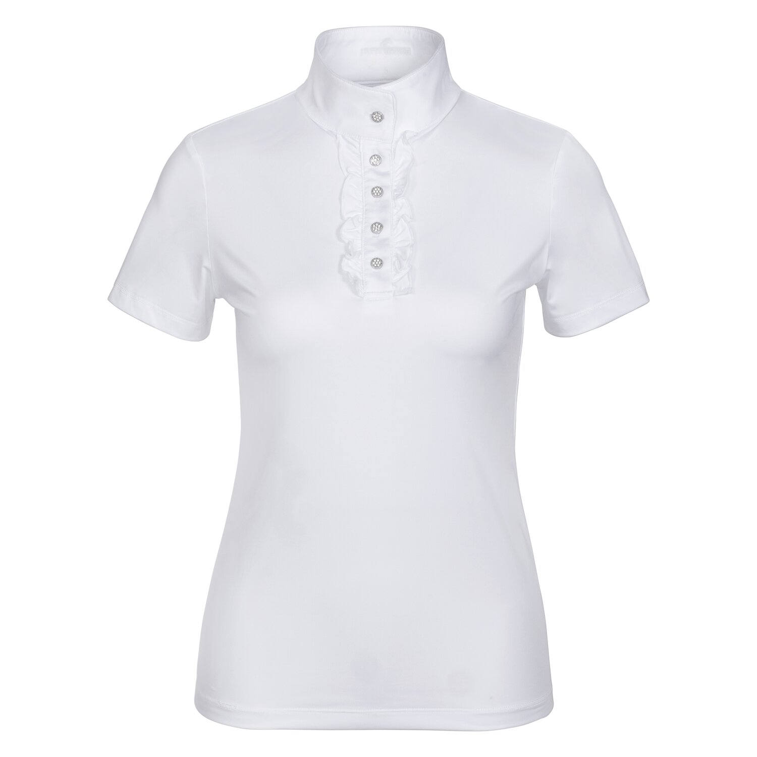 black forest Turniershirt mit Rüschen - white