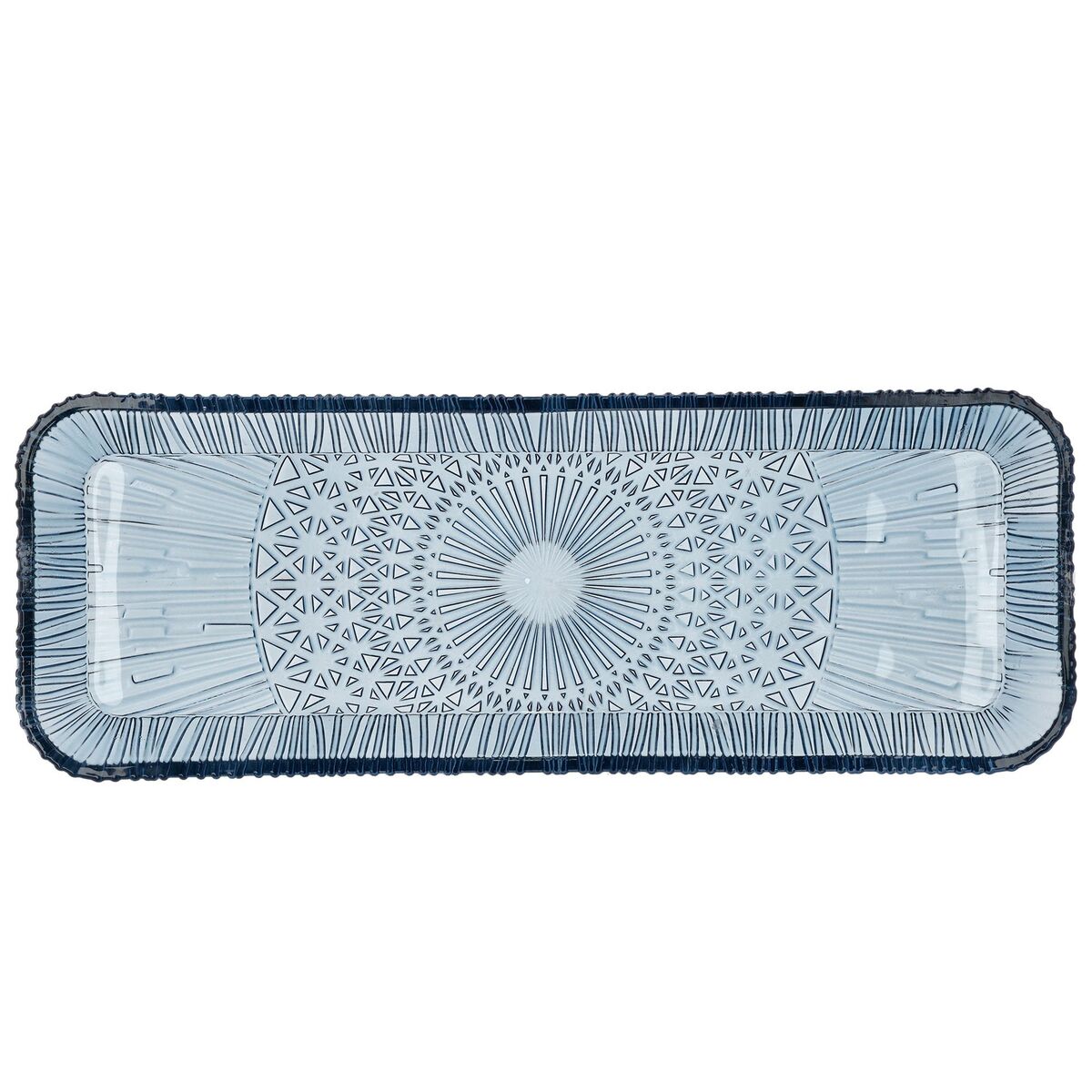 Kusintha serveringsfat 38 x 14 cm, blå