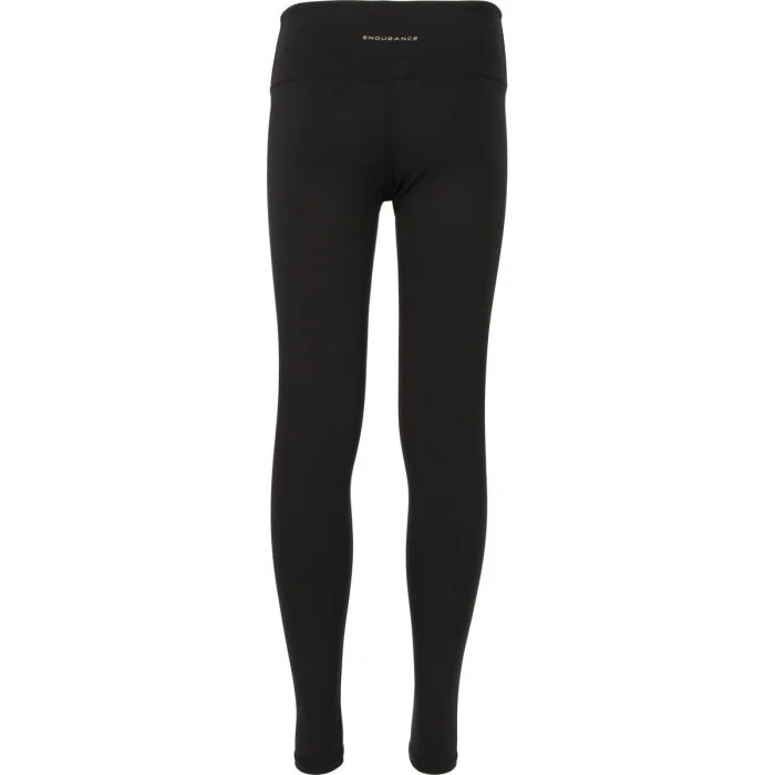 Endurance Junior Lange tights Basia Tights Sort