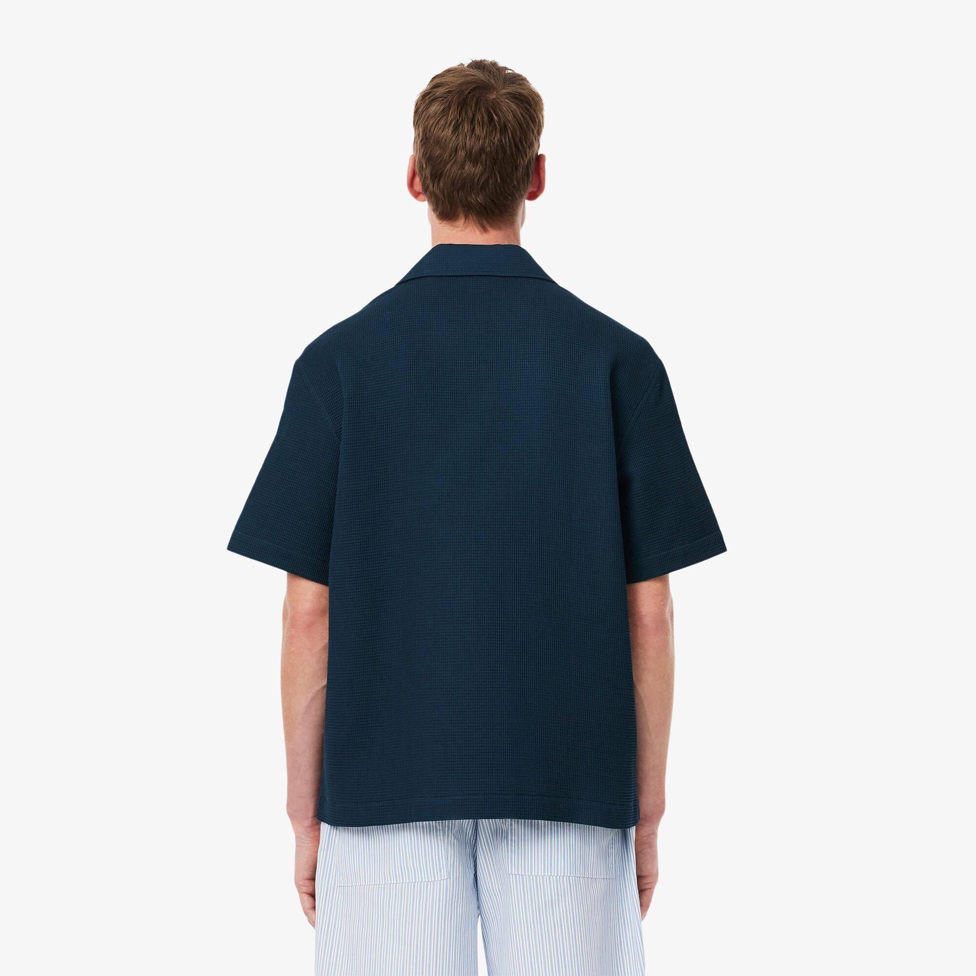 Lacoste Relaxed Fit Waffle Texture Shirt