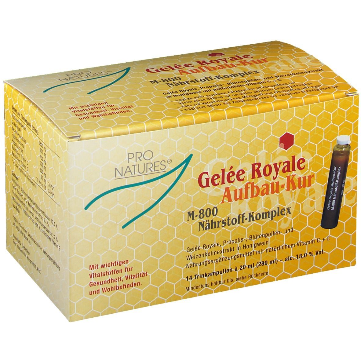 Gelee Royal Aufbaukur M800 Trinkampullen