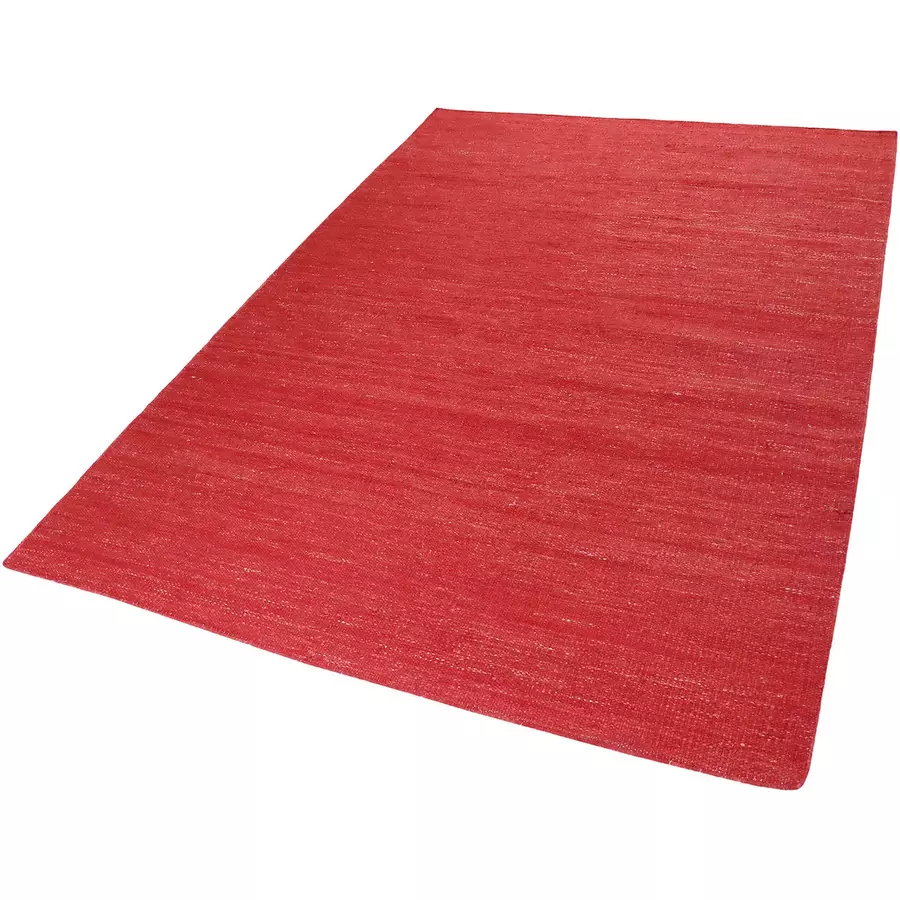 Esprit Kurzflorteppich Rainbow Kelim rot
