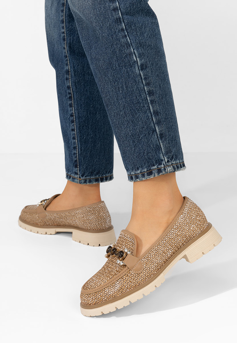 Mocassins femme chameau Cornelia