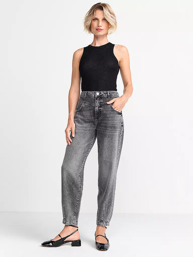 RICH & ROYAL Jeans Mom Fit grau