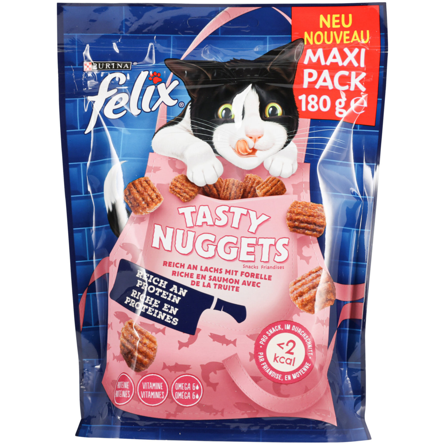 Felix Tasty Nuggets Katzensnack Lachs