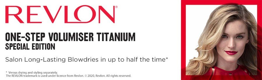 Revlon Tools Salon One-Step Hair Dryer And Volumiser Titanium
