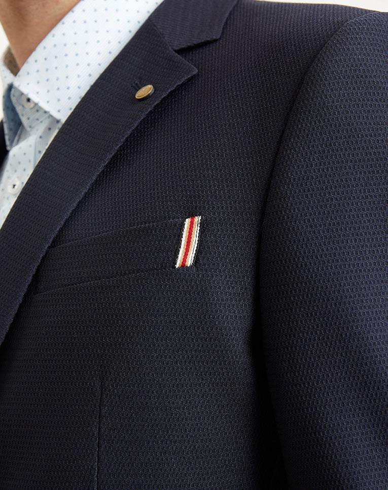 Veste texturée avec coudières 