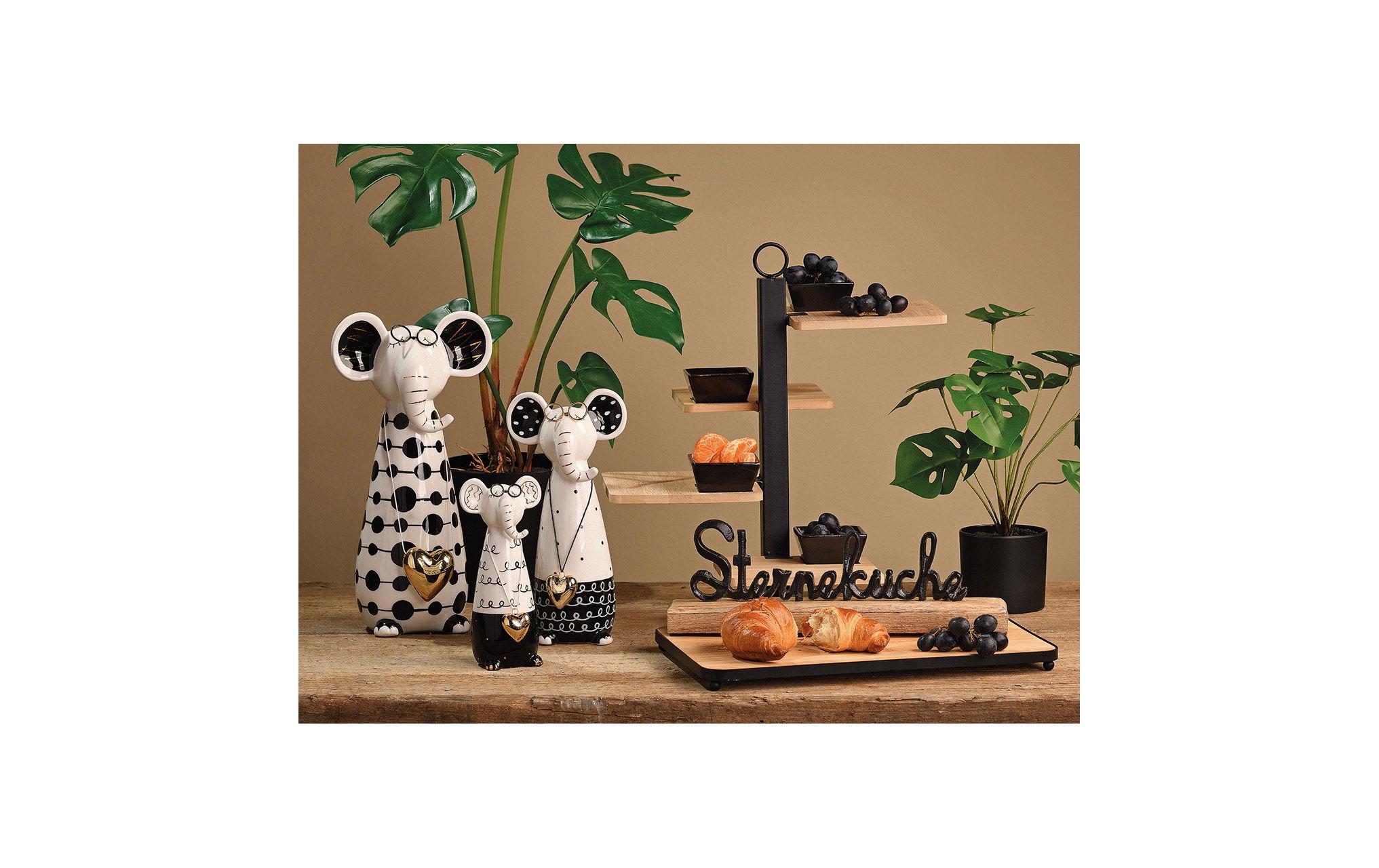 Etagere Apero Braun/Schwarz4-stufige Etagere