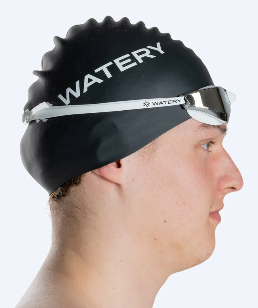 Watery svømmebriller - Instinct Ultra Mirror - Hvid/sølv