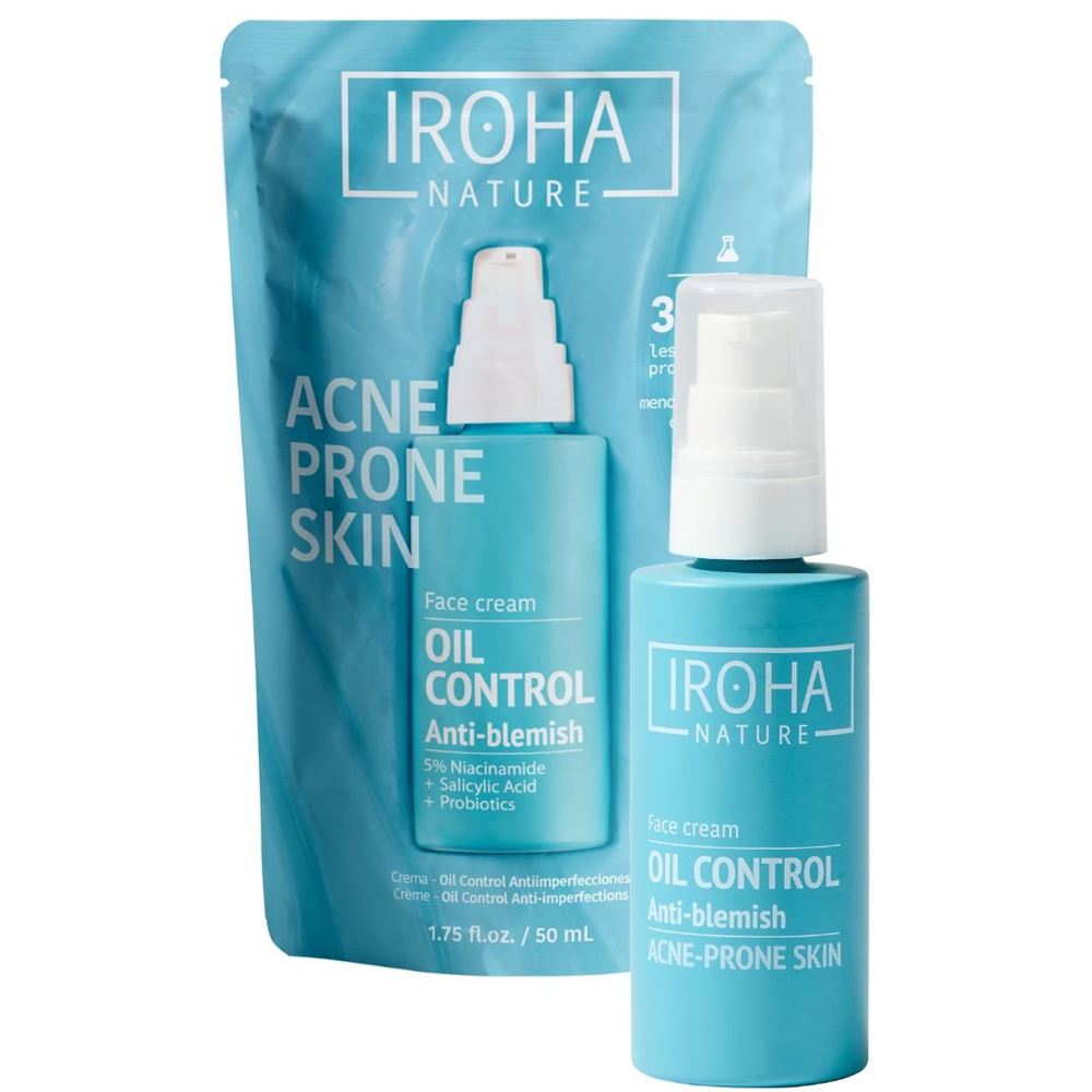 Iroha Nature Acne Prone Face Cream Creme Salycilic Acid 50 ml