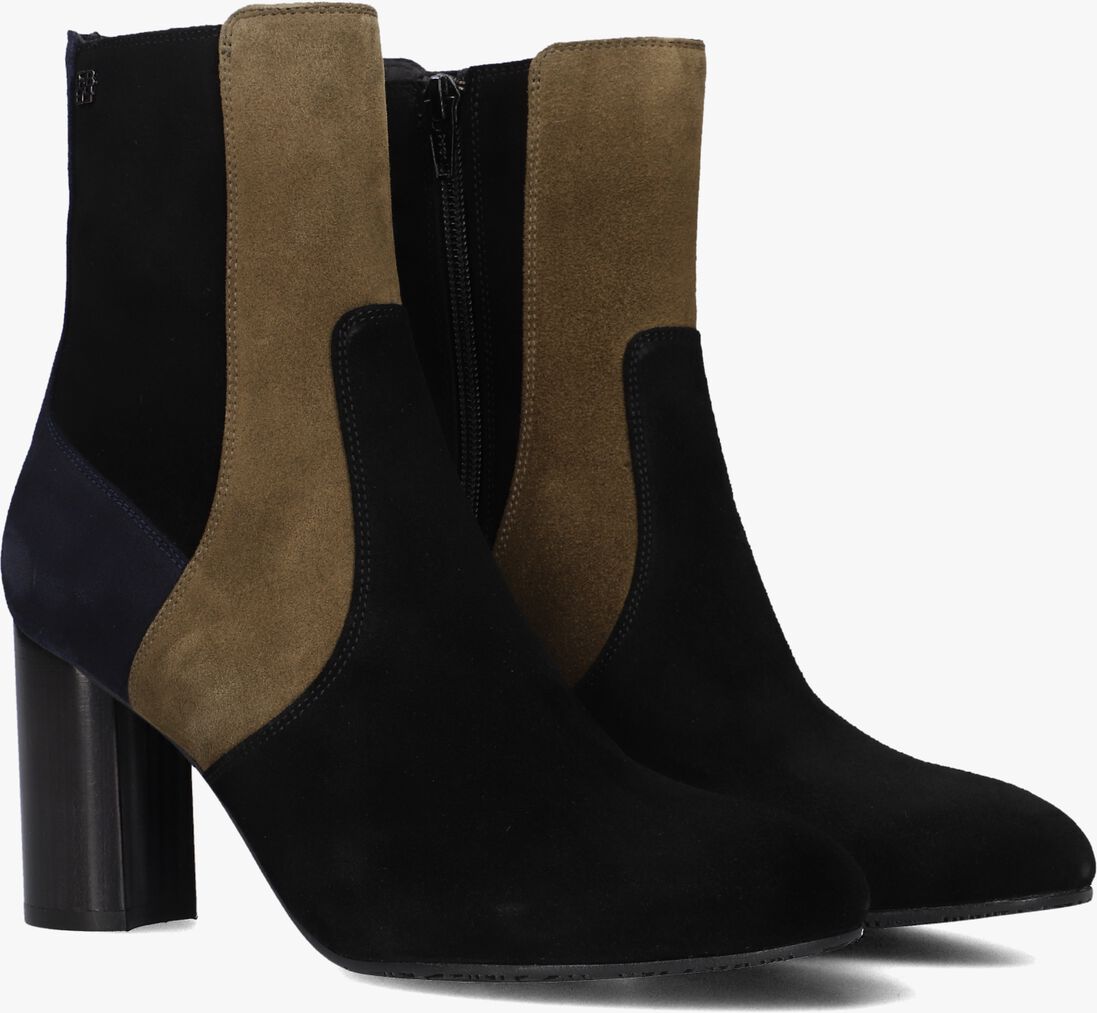 zwarte floris van bommel enkellaarsjes sfw-50075 kaci