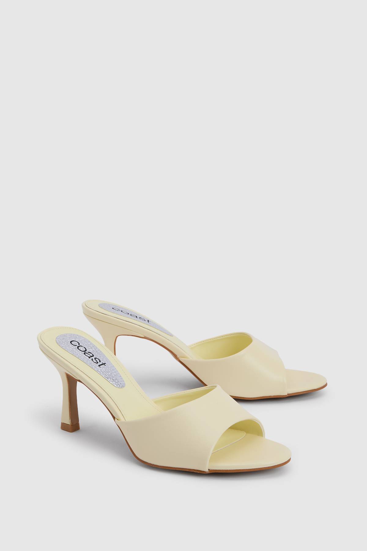 Coast Mules Abbie À Talon Aiguille Moyen En Synthétiquecuir Verni