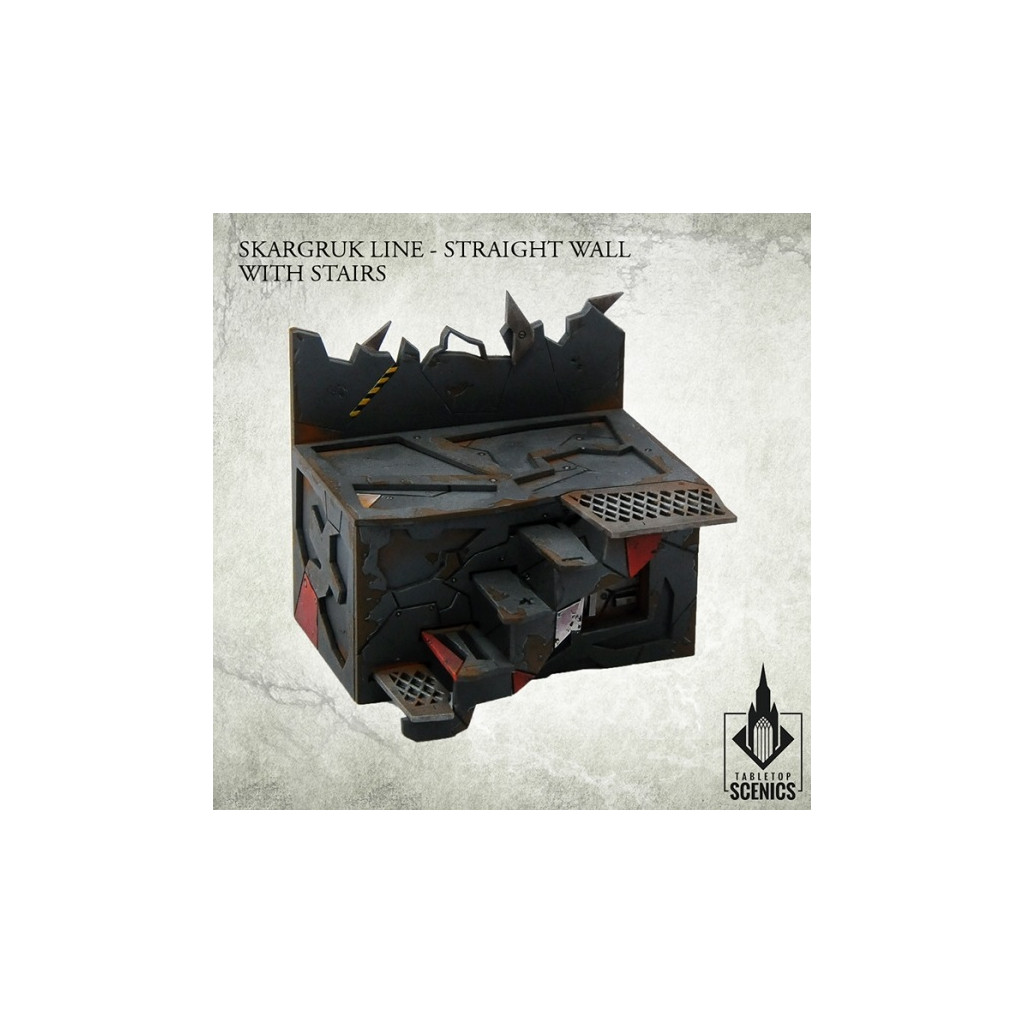 Skargruk Line - Straight Wall with Stairs