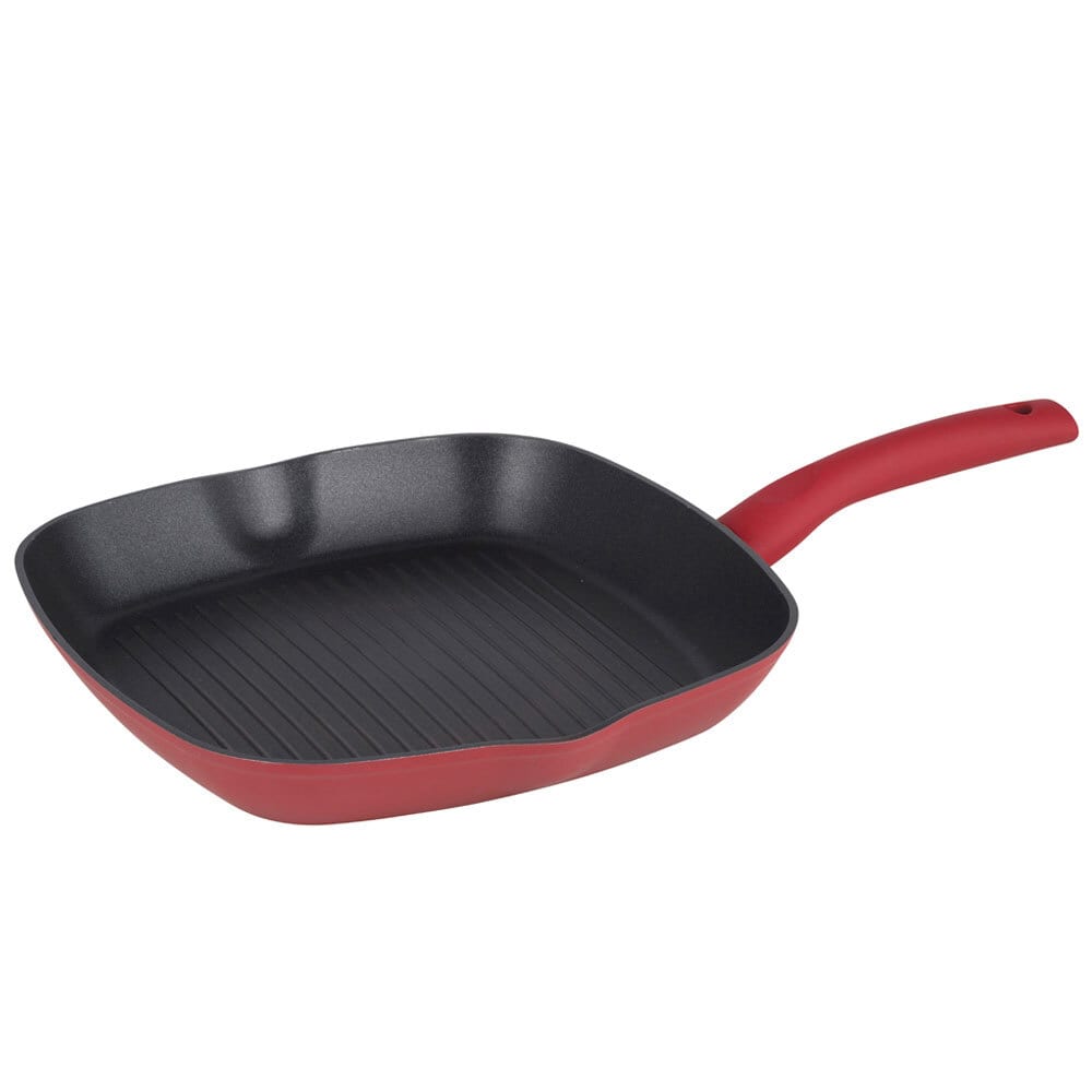 HATEX Grillpfanne NORA 28 cm Alu rot