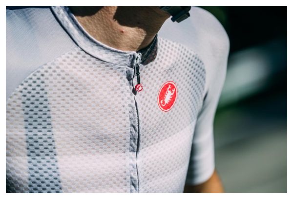 Maillot Manches Courtes Castelli Climber's 3.0 SL2 Gris