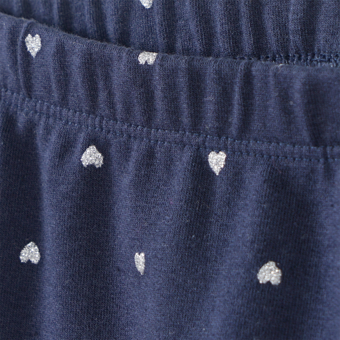 Topolino Mädchen Leggings mit Glitzer dunkelblau