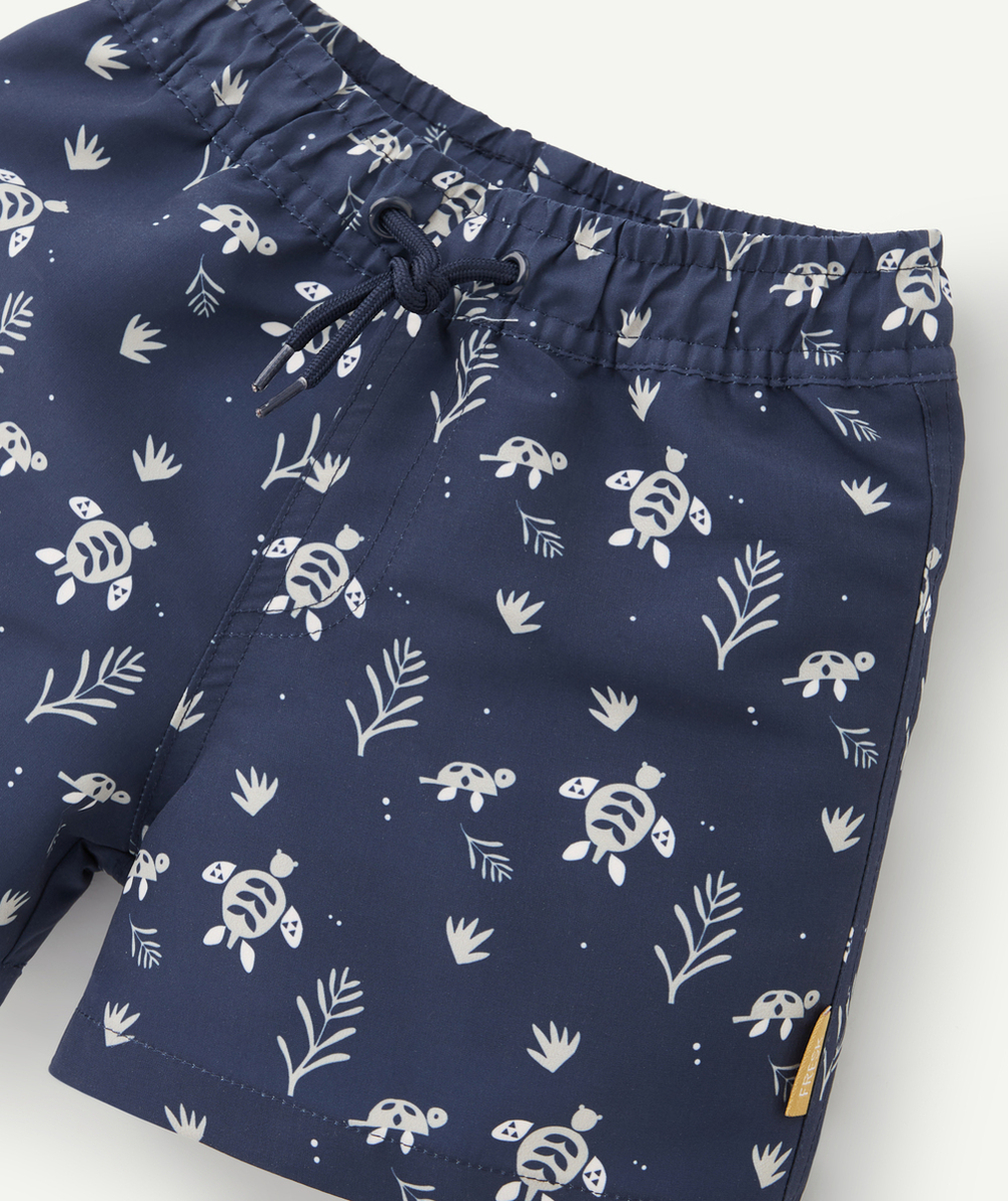 FRESKSHORT DE BAIN ANTI UV GARÇON BLEU INDIGO TORTUE