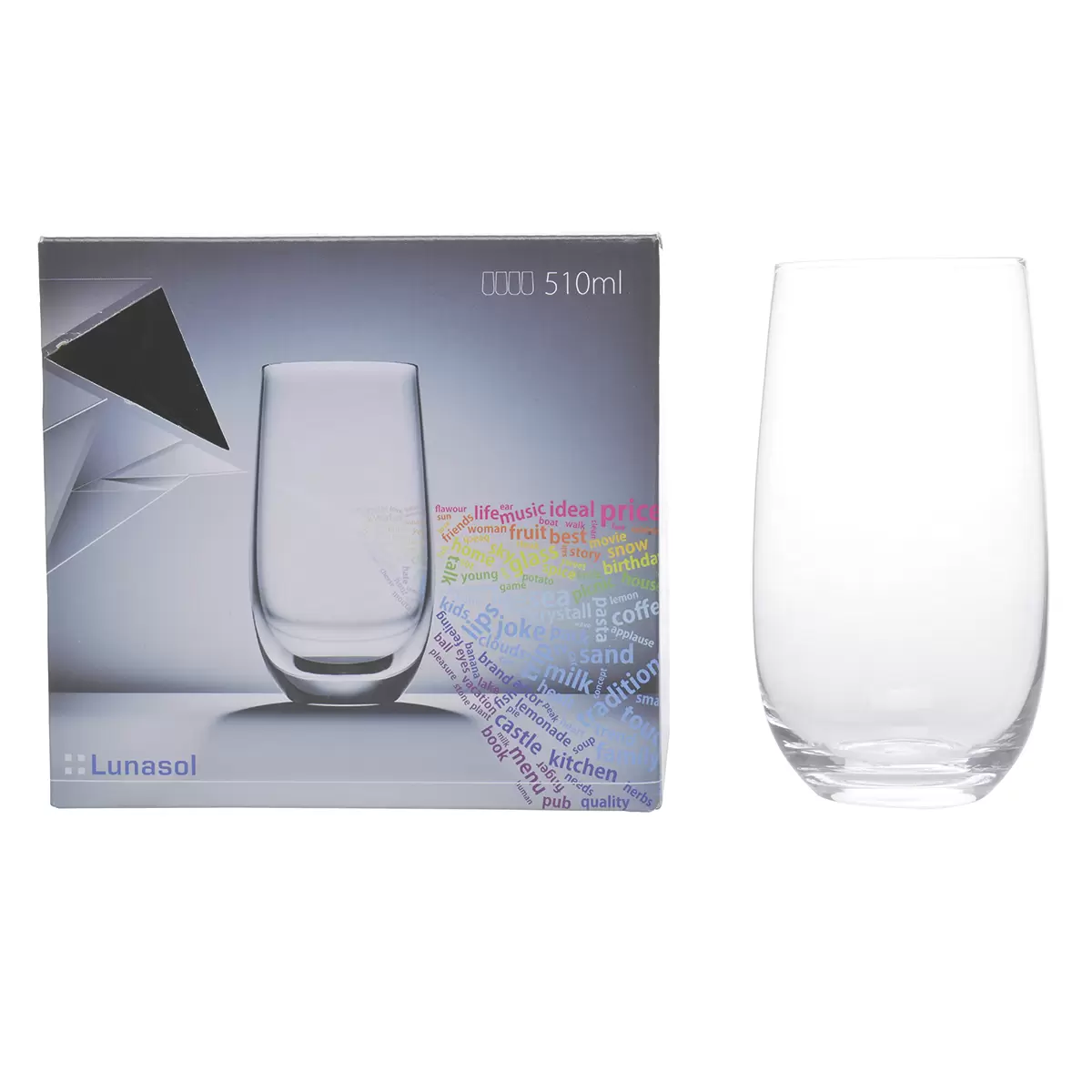 Long Drink Glas 4er Set PREMIUM GLas Crystal Transparent