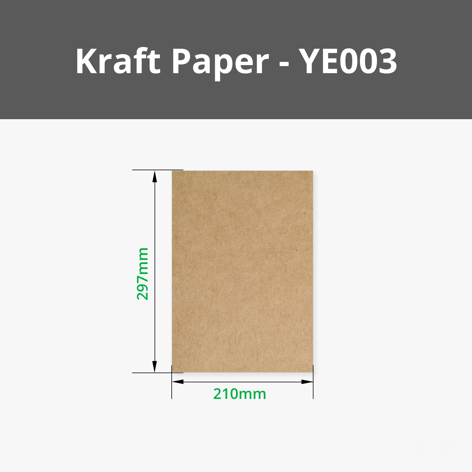 Bambu Lab  A4 200 g Kraft Paper    Kraftpapier in rustikalem Look