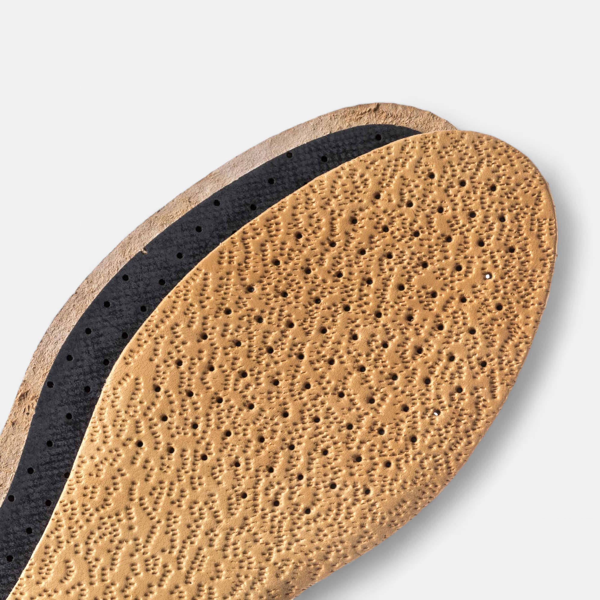 Semelles cuir charbon 47 48 sans coloris