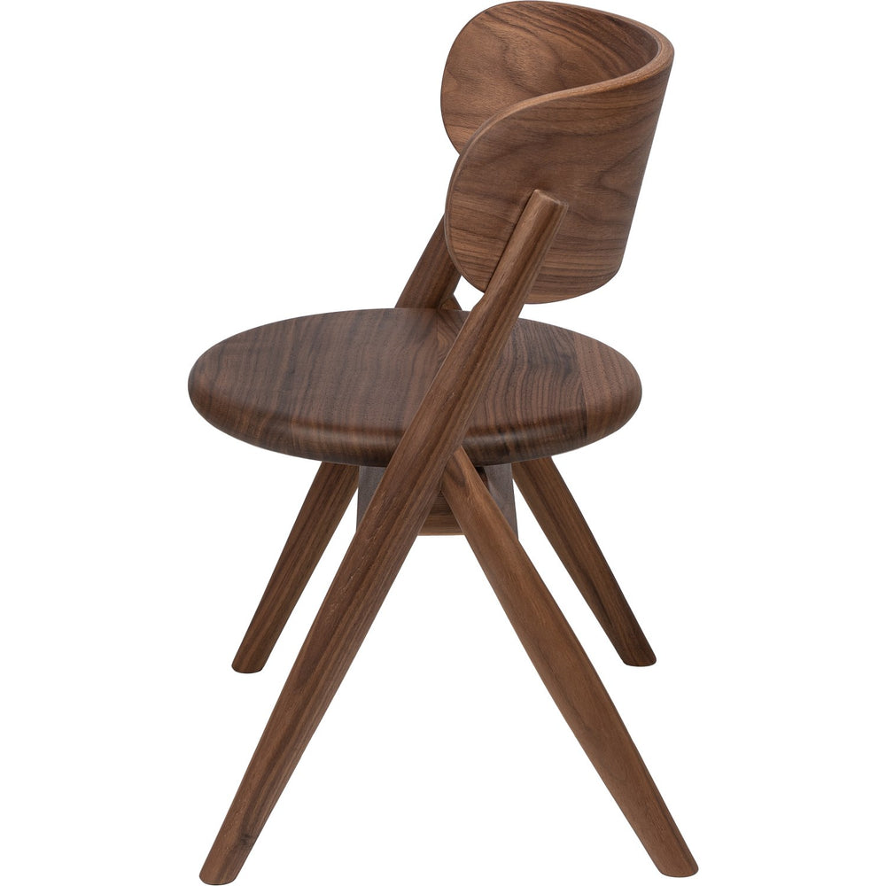 Køb Curve Lab Walnut/Valnød Small Stol