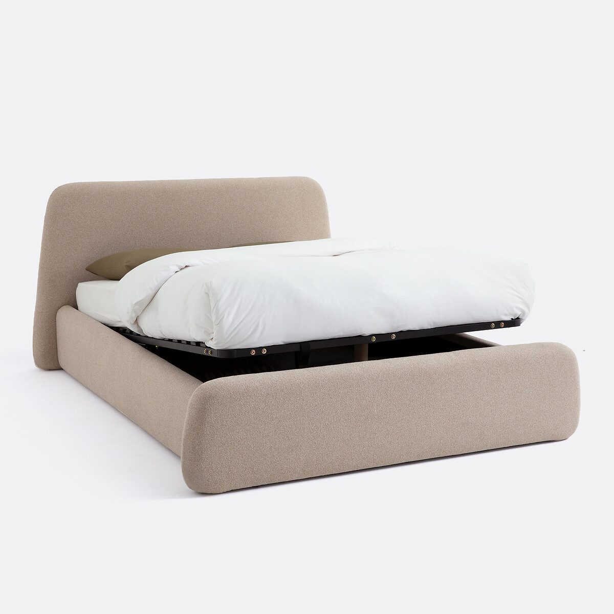 LA REDOUTE INTERIEURS<br>Cama baú com estrado dobrável de ripas, Stone
