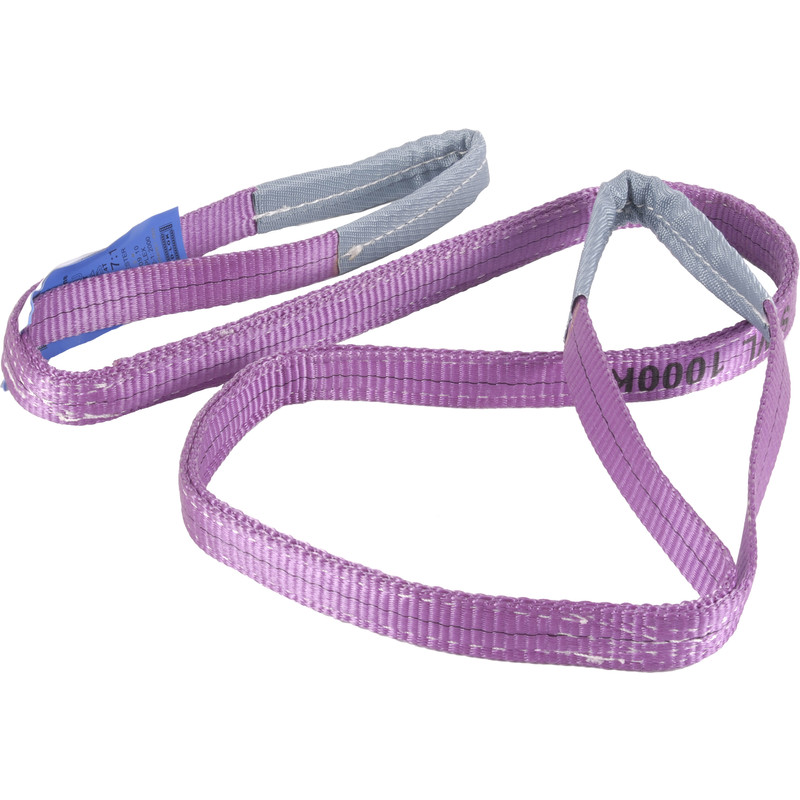 Hijsband violet 1 ton 4m
