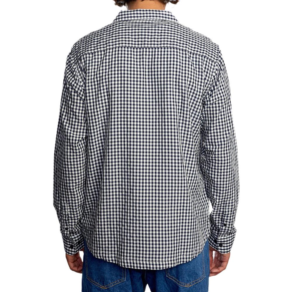 RVCA Chemise à Carreaux Marine/Blanc Homme RVCA Beat Check