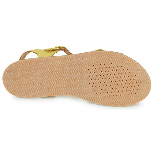 Geox - J SANDAL EOLIE GIRL - Jaune / Doré