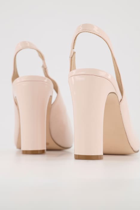 Caprice Leder-Pumps, elastischer Riemen, Komfortweite