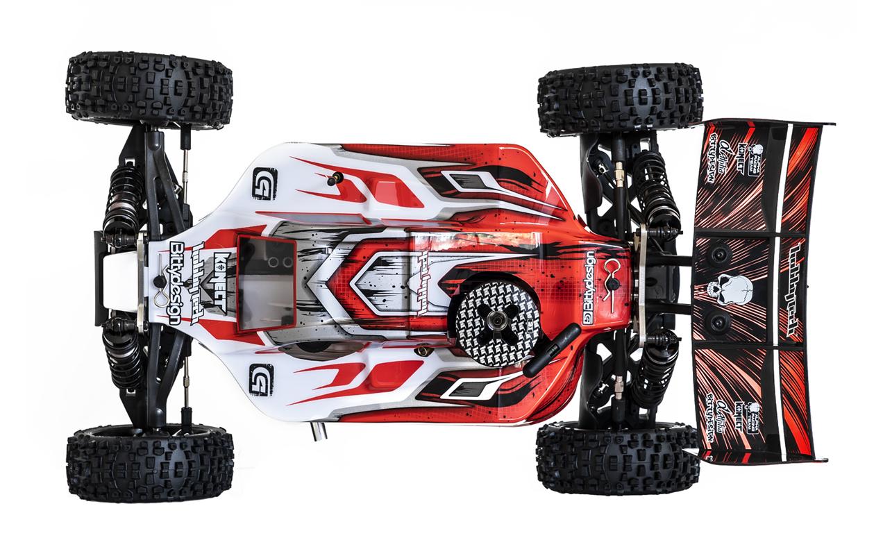 Buggy Spirit NXT GP 2.0 Nitro Rot, RTR, 1:8<br>RC Off-Road Buggy im Massstab 1:8 mit .21 Nitro Verbrenner Motor