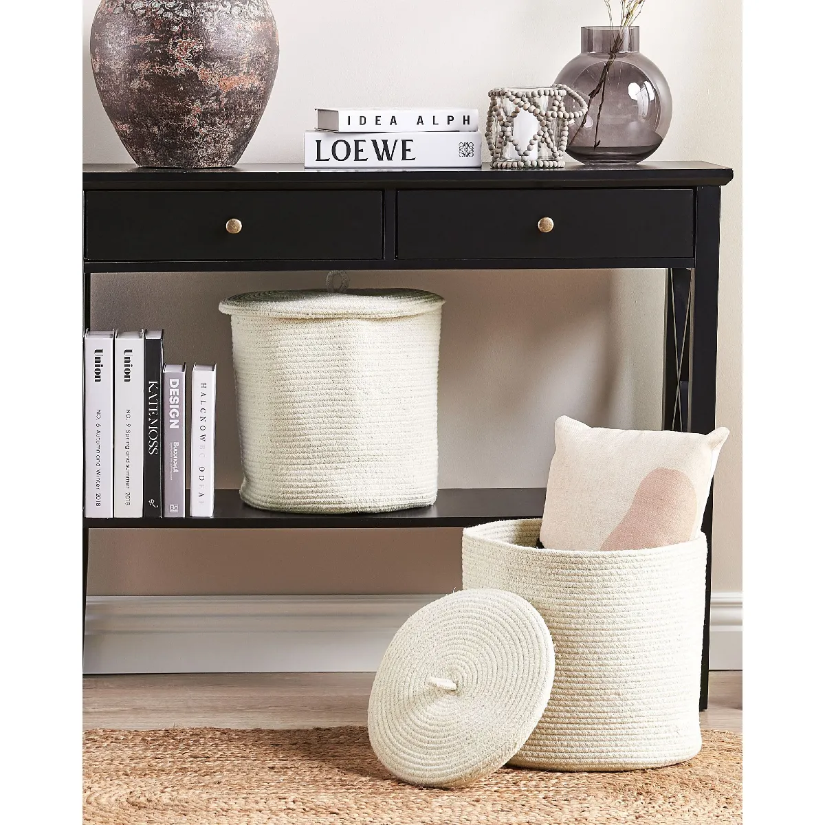 BELIANI Lot de 2 SILOPI - Blanc Crème