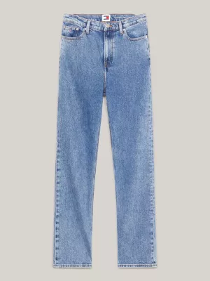 Calça jeans reta Julie Ultra High Rise