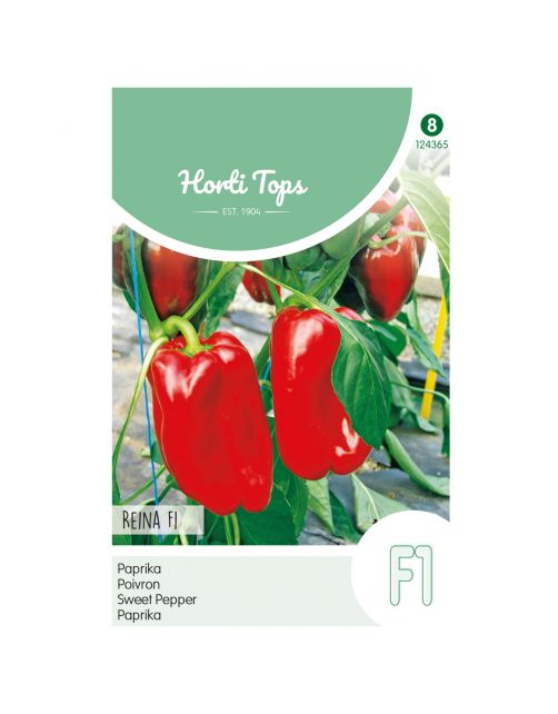 Hortitops Paprika Solero F1 (Wordt Reina) - Groentezaden - 20 stuks