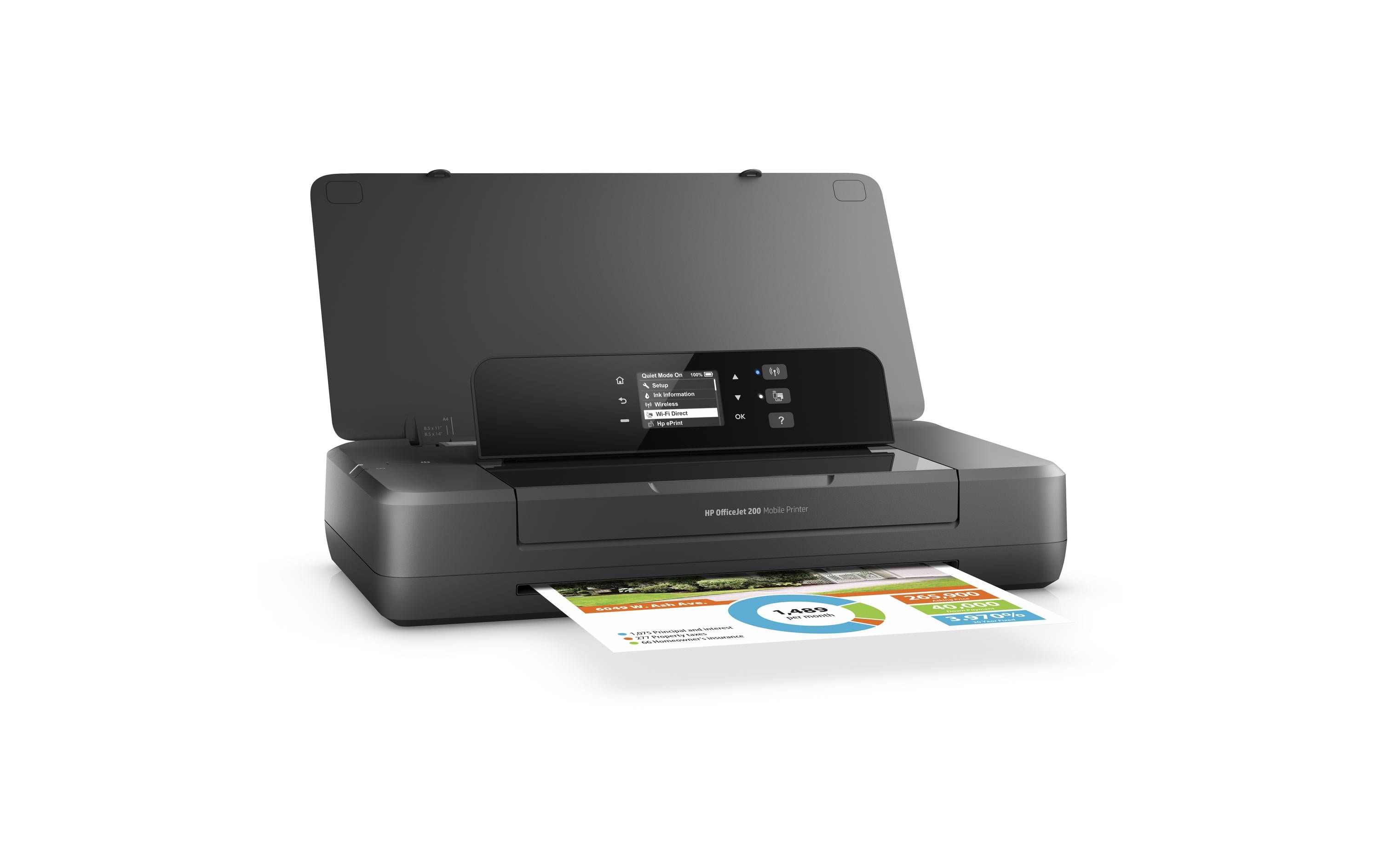 Mobiler Drucker OfficeJet 200 Mobile<br>Mobiler, WLAN-fähiger Tintenstrahldrucker