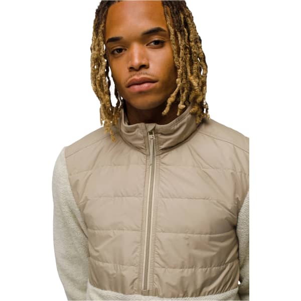 Sweat polaire PRANA INCREDIWOOL 1/2 ZIP M CHALK