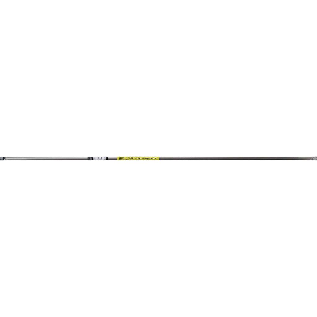 Barre pour tringle à rideaux extensible fer forgé argent mat 1.85-3.50m