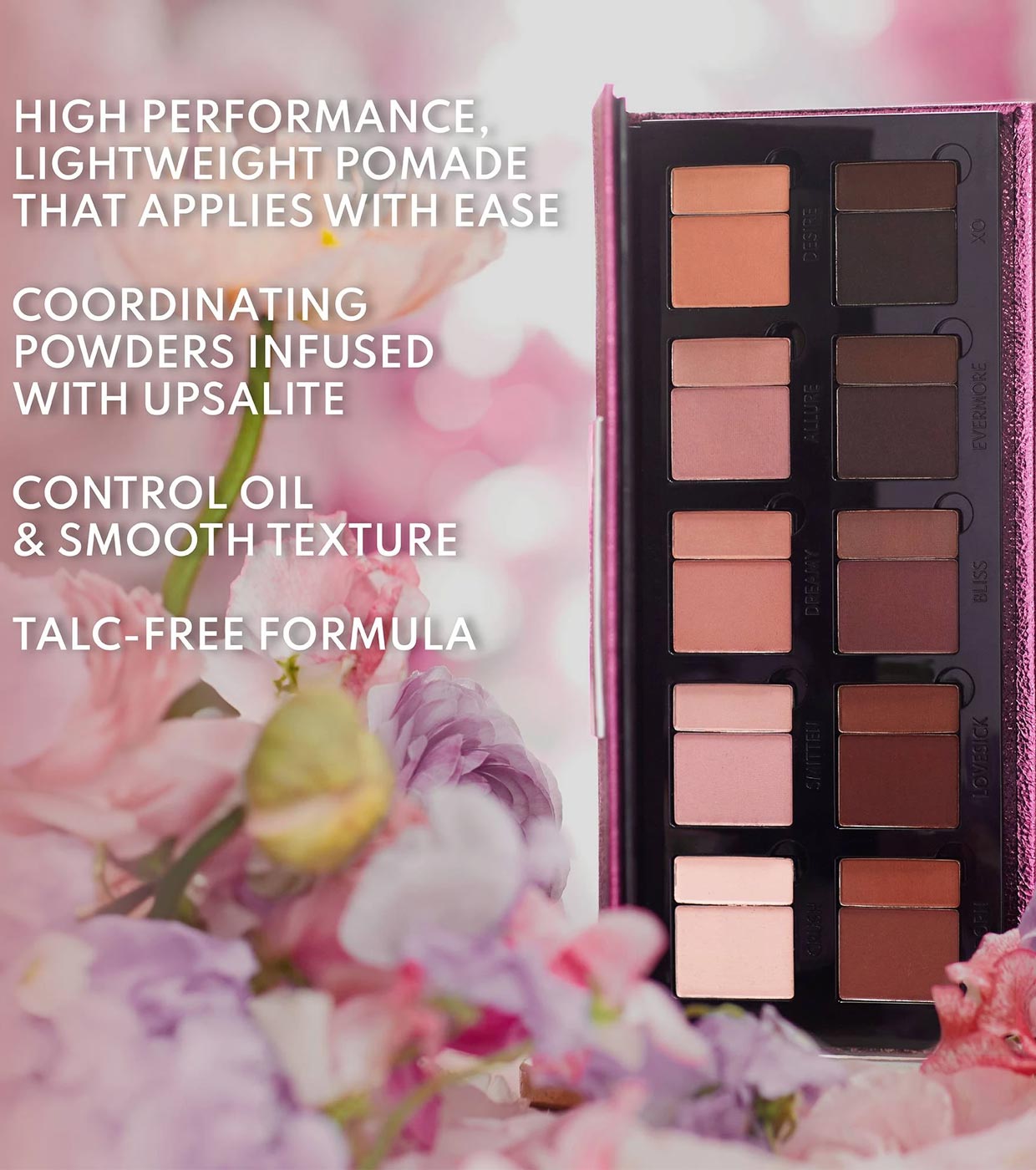 Danessa Myricks Beauty - Paleta multiuso para rosto, olhos e lábios Groundwork Blooming Romance