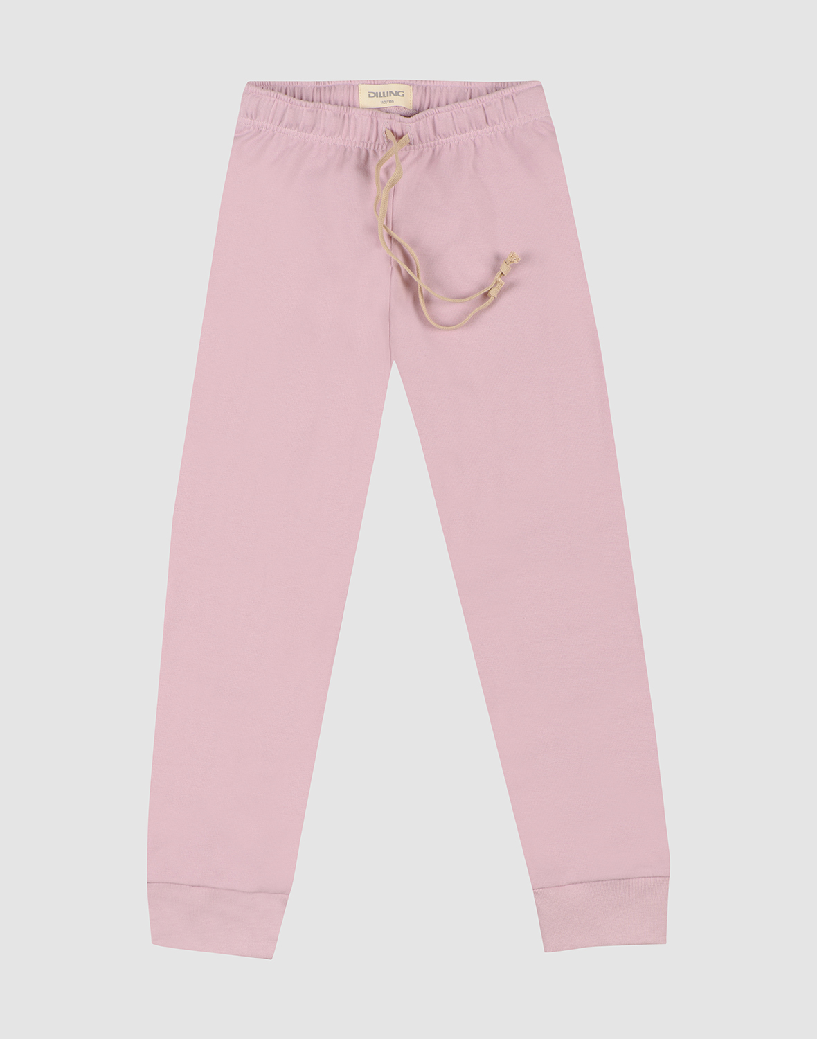 Kinder katoenen broek in Mistig roze