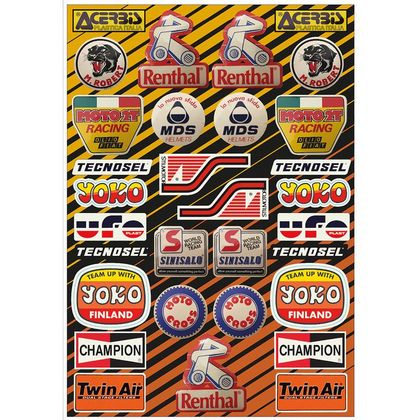 Planche de stickers Tecnosel VINTAGE Universel