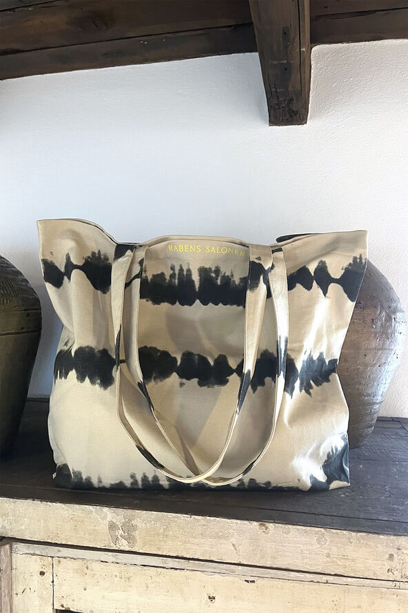Rabens Saloner Tote bag small - Ischa Oyster combo